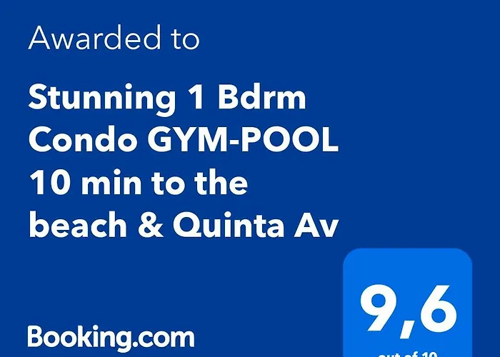 Apartamento Stunning 1 Bdrm Gym-pool 10 Min To The & Quinta Av Playa del Carmen